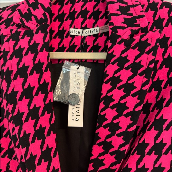 Alice & Olivia Breann Houndstooth Blazer - 150th Anniversary for Bloomingdale’s - Picture 12 of 12